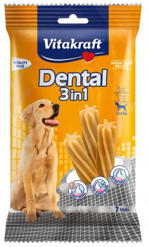 Vitakraft Dog Dental 3w1 M 180g