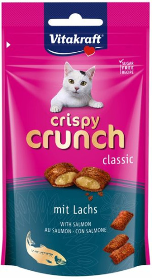 Vitakraft CRISPY CRUNCH z łososiem 60g
