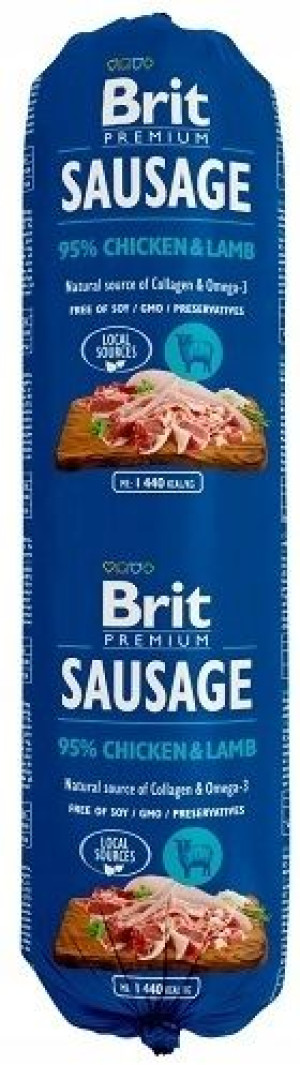 Brit Sausage Chicken & Lamb 800g