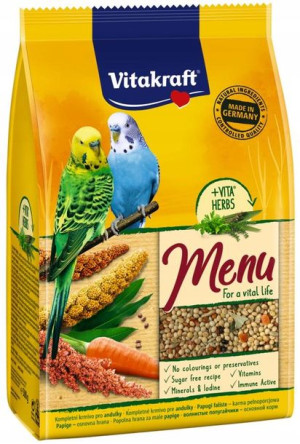 Vitakraft Menu Vita Herbs dla papugi falistej 500g