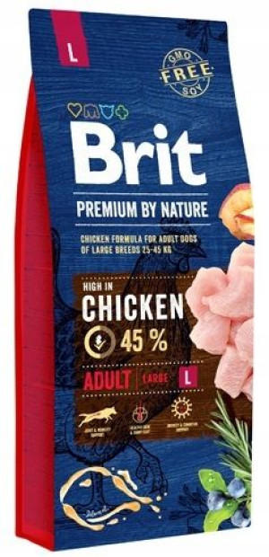 Brit Premium By Nature L Adult 15kg