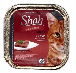 Shah Adult szalka dla kota z wołowiną 100g