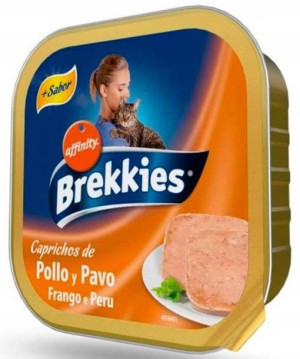 Brekkies szalka dla kota 100g Kurczak Indyk