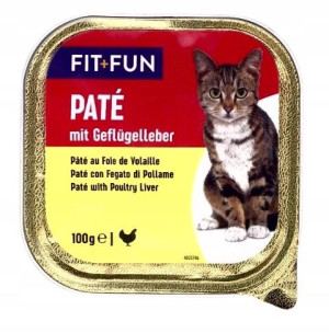 Fit Fun szalka dla kota z drobiem 100g