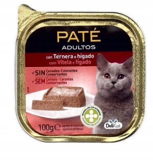 DeliKuit szalka pate adultos z cielęciną 100g