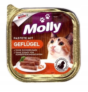 Molly szalka dla kota z drobiem 100g