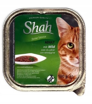 Shah Adult szalka dla kota z dziczyzną 100g