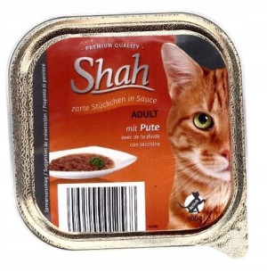 Shah Adult szalka dla kotów z indykiem 100g