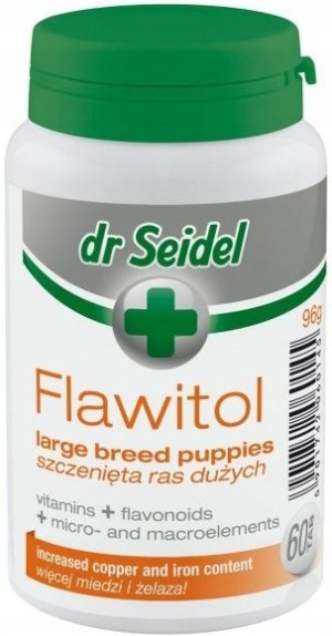 Dr Seidel Flawitol szcenięta dużych ras 60 tab