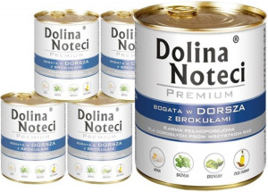 Dolina Noteci Bogata w dorsza z brokułami 6x800g