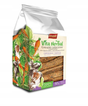 Vitapol Vita Herbal Gałązki Leszczyny marchew 50g