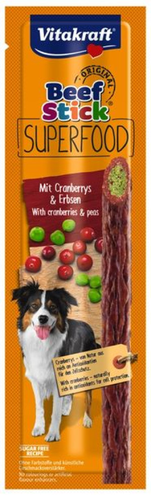 Vitakraft Dog Beef Stick 1szt Superfood groszek