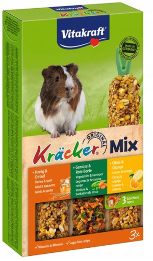 Vitakraft Kracker 3szt świńka miód,warzy,cytryna