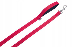 Nobby Smycz Soft Grip 120cm 25mm czerwona
