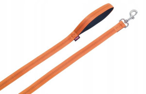 Nobby Smycz Soft Grip 120cm 25mm pomarańcz