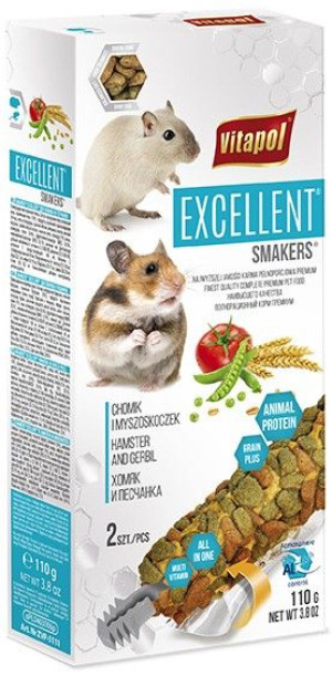 VITAPOL Excellent dla chomika i myszoskoczka 2szt