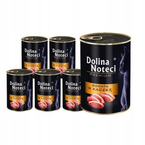 Dolina Noteci Bogata w kaczkę dla kota 12X400g