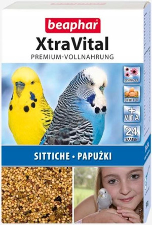 Beaphar Xtravital dla papużek małych 500g