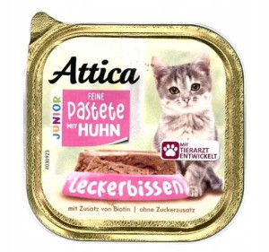 Attica szalka Junior dla kota z kurczakiem 100g