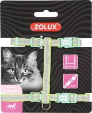 Zolux Szelki Shiny dla kota - zielone