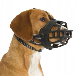Trixie Kaganiec Muzzle Flex silikon L czarny