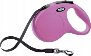 Flexi Smycz Classic taśma M 5m Różowa