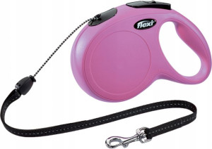 Flexi Smycz Classic linka M 8m Różowa /2283/