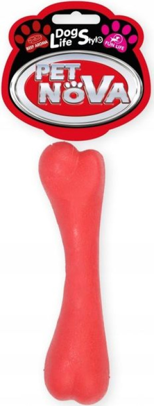 Pet Nova Kość gryzak 16cm, czerwona wołowa