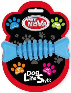 Pet Nova Kość dental 12cm niebieska