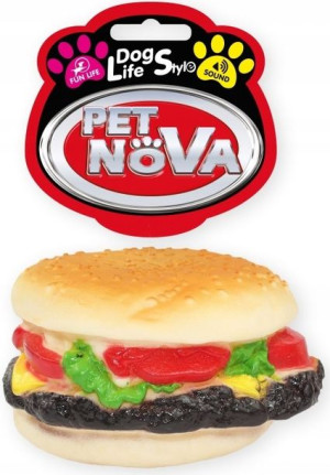 Pet Nova Hamburger z posypką,serem i sos 9cm