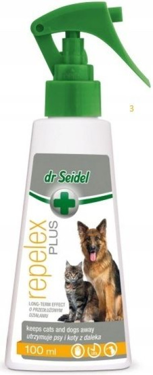Seidel Repelex Plus 100ml UTRZYMUJE PSY Z DALEKA