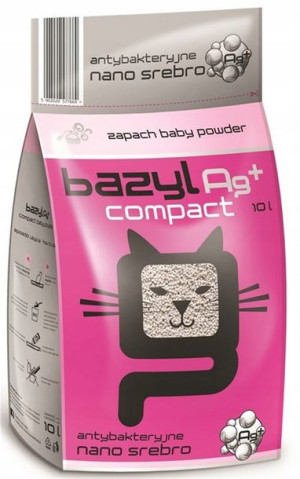 Bazyl Ag+ Compact Baby Powder Zwirek 10L