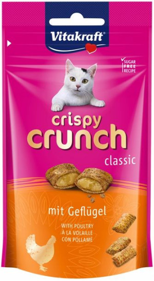 Vitakraft Cat CRISPY CRUNCH z drobiem 60g