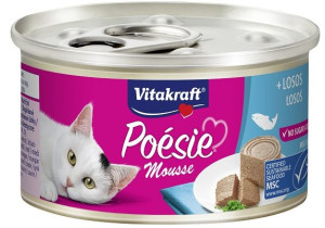Vitakraft Cat Poesie mus łosoś 85g puszka