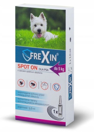 Pchełka krople FREXIN 1,0 ml Dla Psa