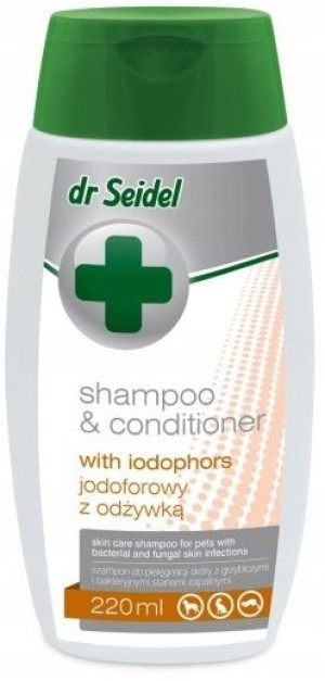 Dr Seidel Szampon jodoforowy z odżywką 220ml /0301