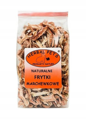 Herbal Pets Naturalne Frytki Marchewkowe 100g