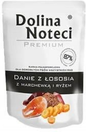 Dolina Noteci Danie z łososia z marchewką 300g