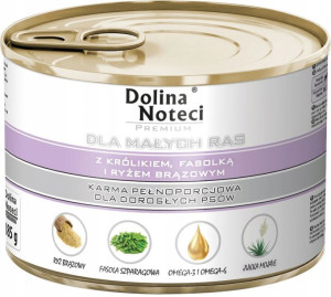 Dolina Noteci Small Z królikiem i ryżem 185g