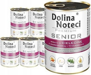 Dolina Noteci Senior Cielęcina Marchew 12x400g