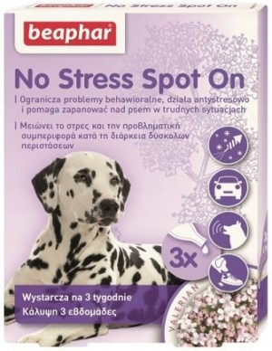 Beaphar No Stress Spot On dla psów - 3 ampułki