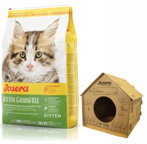 Josera 4992 Kitten Grain free 10kg +Domek Dla Kota