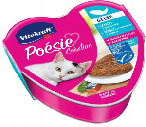 Vitakraft Poésie Łosoś ze szpinakiem 85g