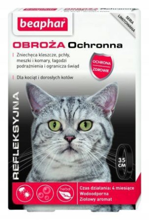 Beaphar Obroza BEA Refleksyjna ochronna dla kota