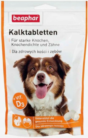 Beaphar Tabletki z wapniem witaminą A i D3 70tab