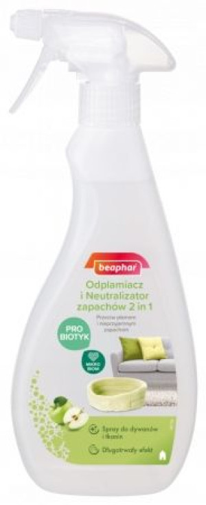 Beaphar 2w1 Odplamiacz i neutralizator 500ml