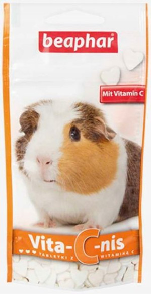 Beaphar Tabletki z witaminą C świnka morska 50g