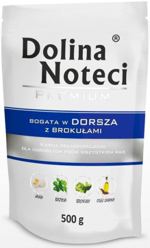 DOLINA NOTECI Dorsz z brokułami 500g