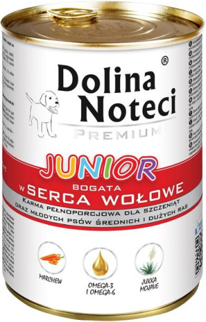 DOLINA NOTECI Junior Serca wolowe 400g