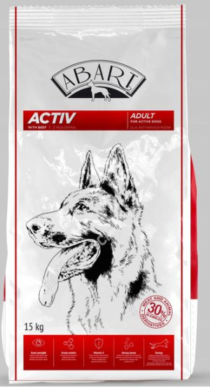 ABART Premium DOG ACTIVE 30% Meat Beef 15kg